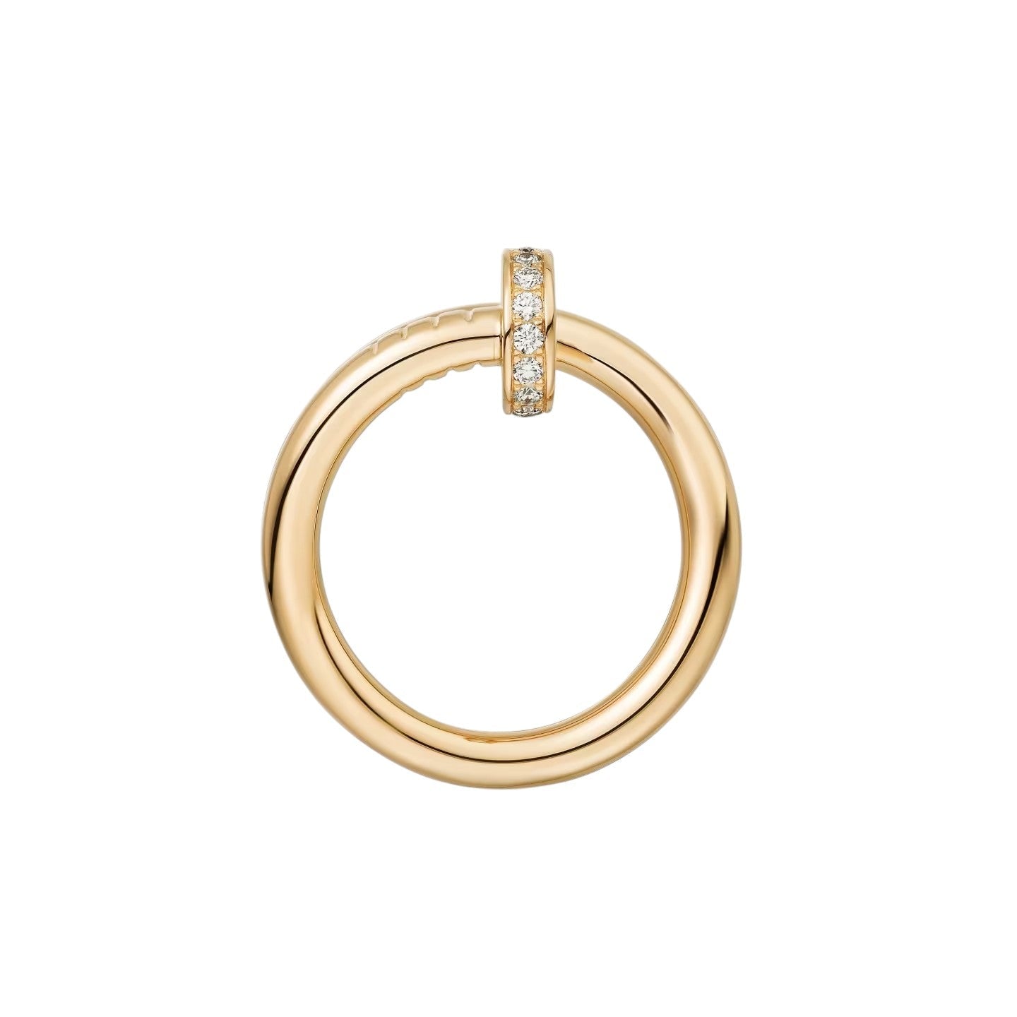 [LunaMar]CLOU 2.6MM DIAMOND RING
