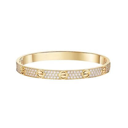 [LunaMar]CLASSIC 6.1MM LOVE BANGLE - FULL PAVÉ