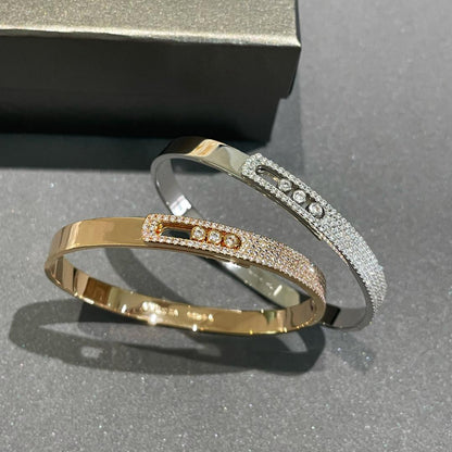 [LunaMar]MOVE NOA PAVÉ DIAMOND BANGLE BRACELET