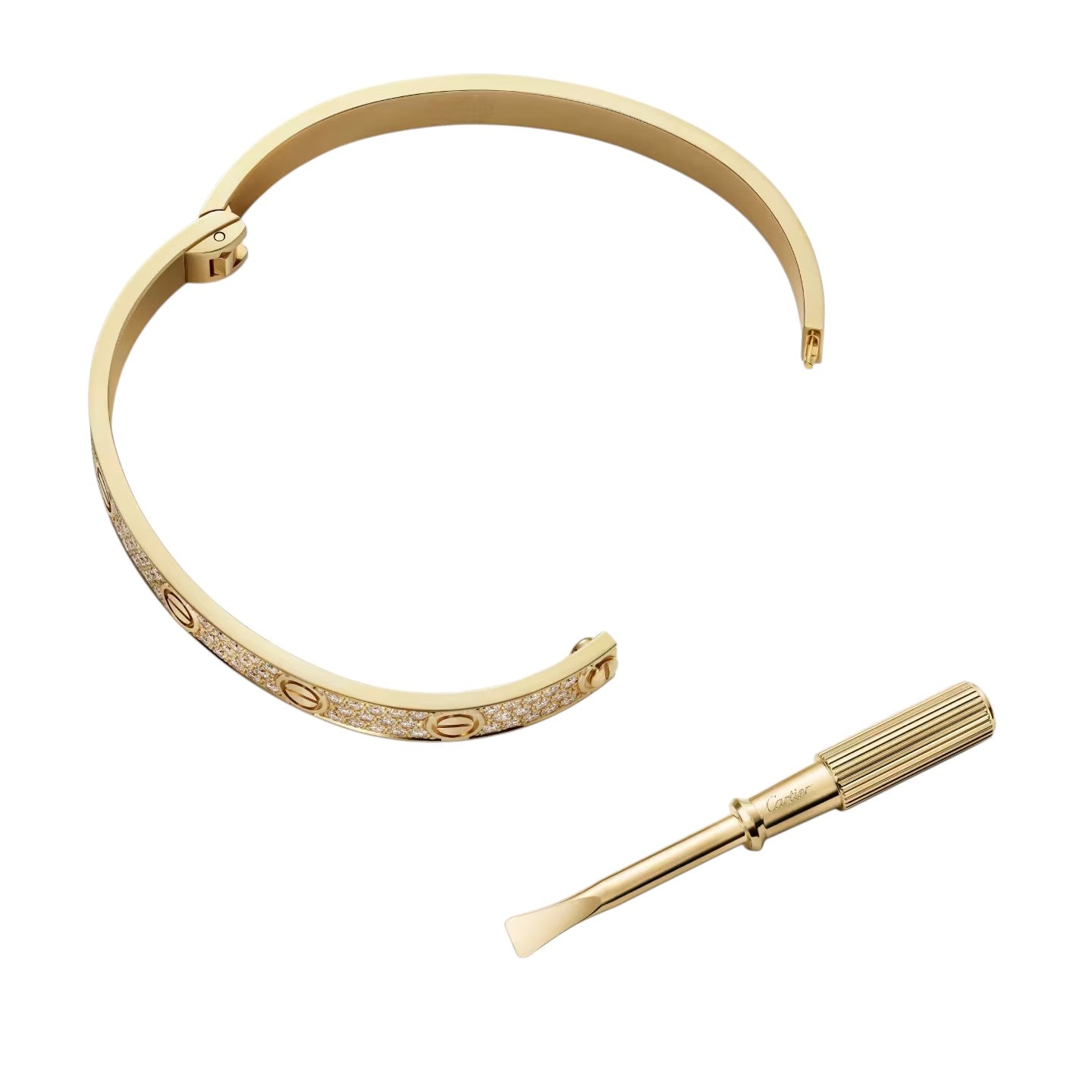 [LunaMar]CLASSIC 6.1MM LOVE BANGLE - FULL PAVÉ