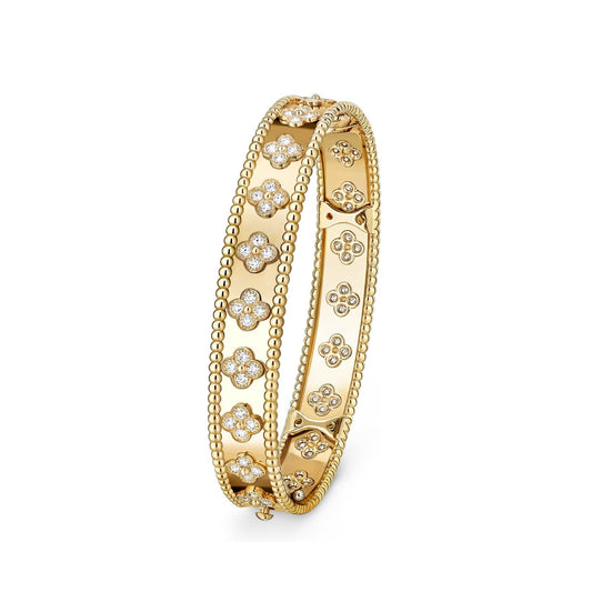 [LunaMar]KALEIDOSCOPE RADIANCE WIDE BANGLE BRACELET