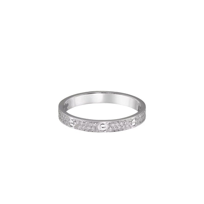 [LunaMar]LOVE 2.6MM PAVÉ DIAMOND RING