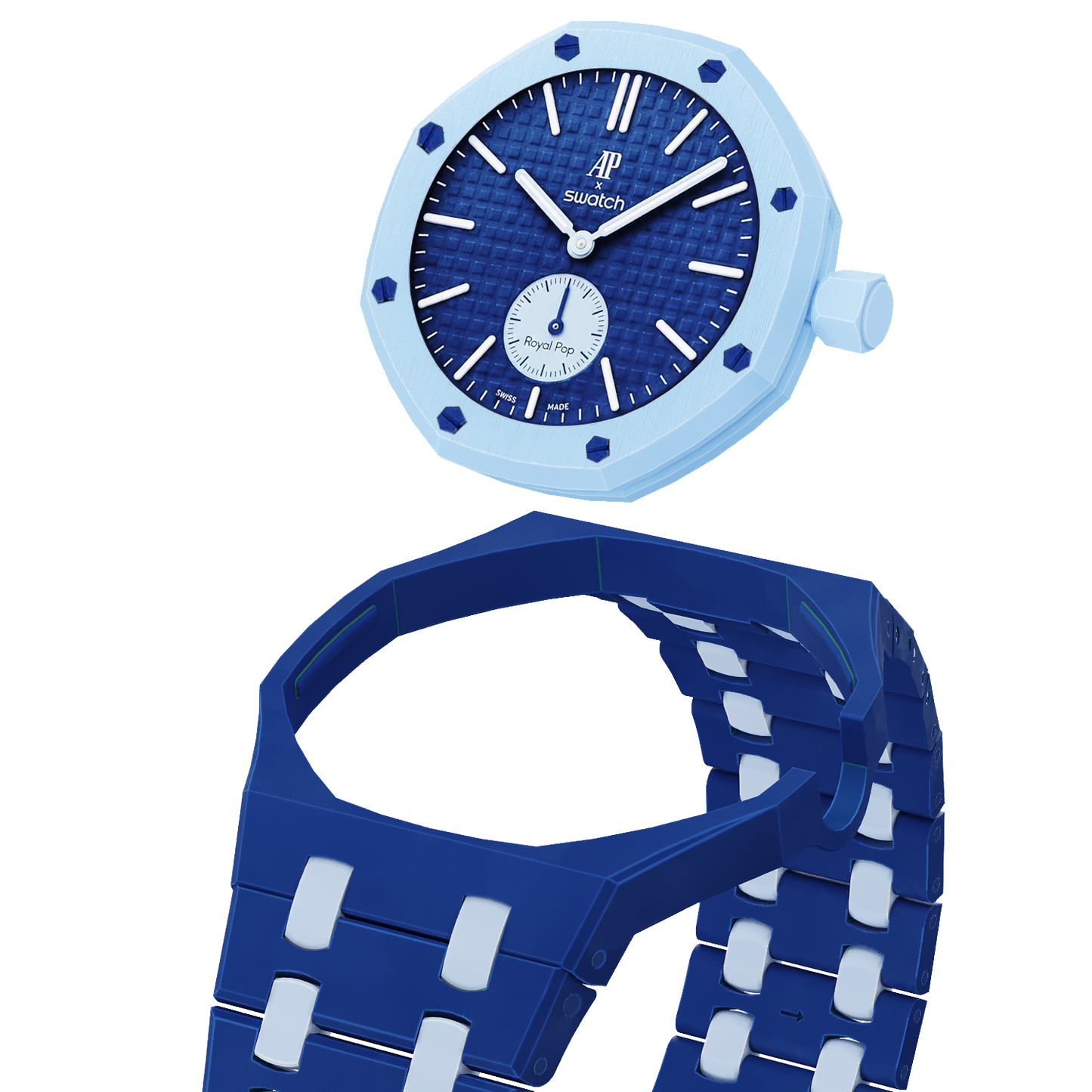 [LunaMar]Royal Oak Pop Exclusive Bioceramic Case & Bioceramic Strap Mix Color