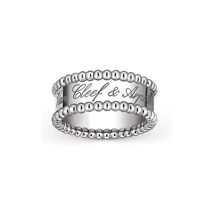 [LunaMar]SIGNATURE DUAL-BEADED BAND RING