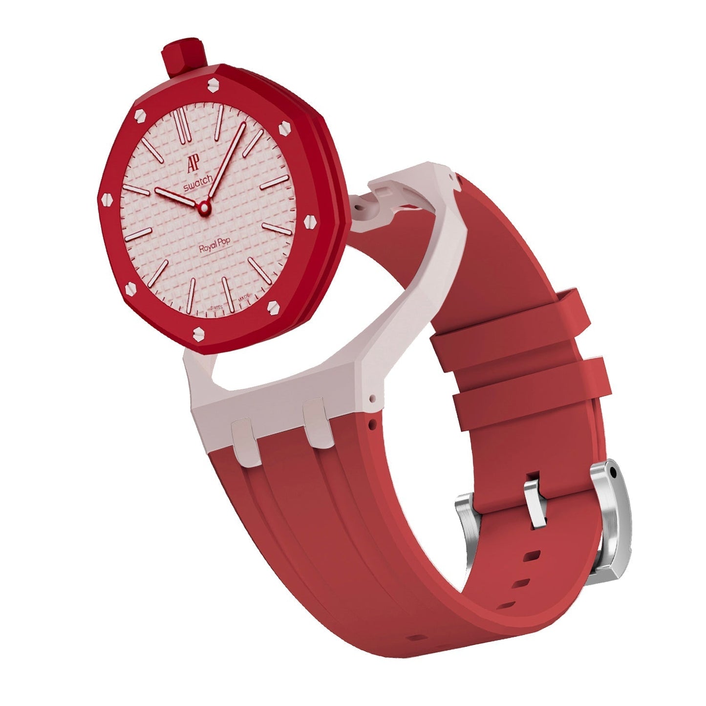[LunaMar]Royal Oak Pop Exclusive Bioceramic Case & Silicone Strap Mix Color