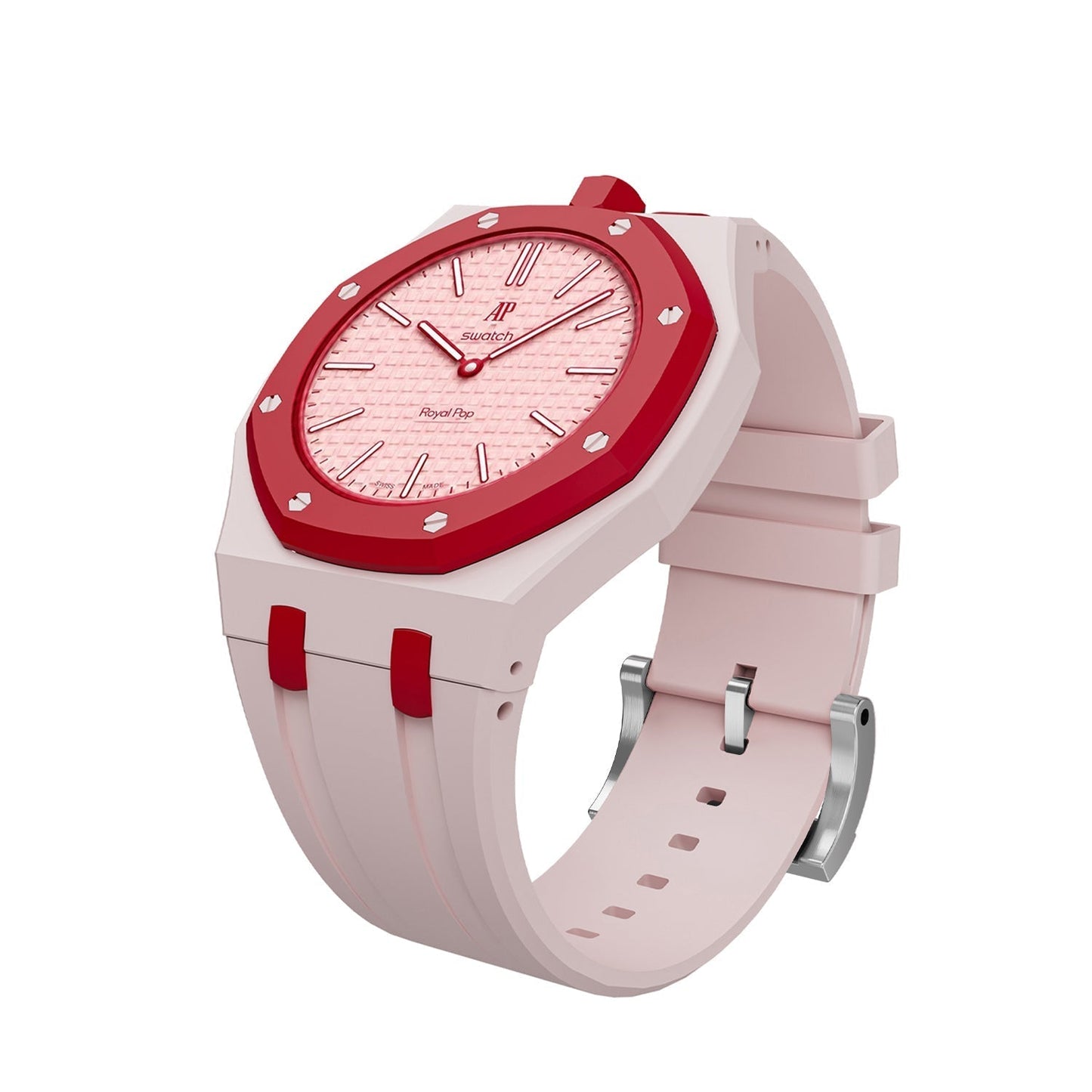 [LunaMar]Royal Oak Pop Exclusive Bioceramic Case & Silicone Strap Mix Color