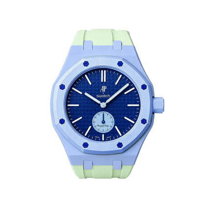 [LunaMar]Royal Oak Pop Exclusive Bioceramic Case & Silicone Strap Mix Color