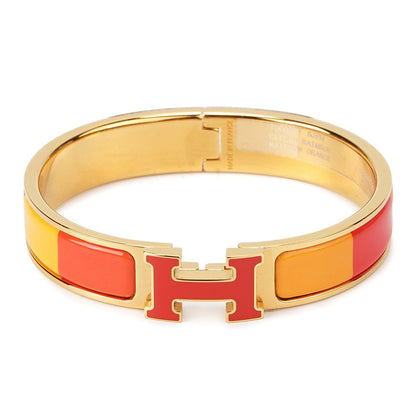 [LunaMar]H BRACELET ORANGE RAINBOW CERAMIC