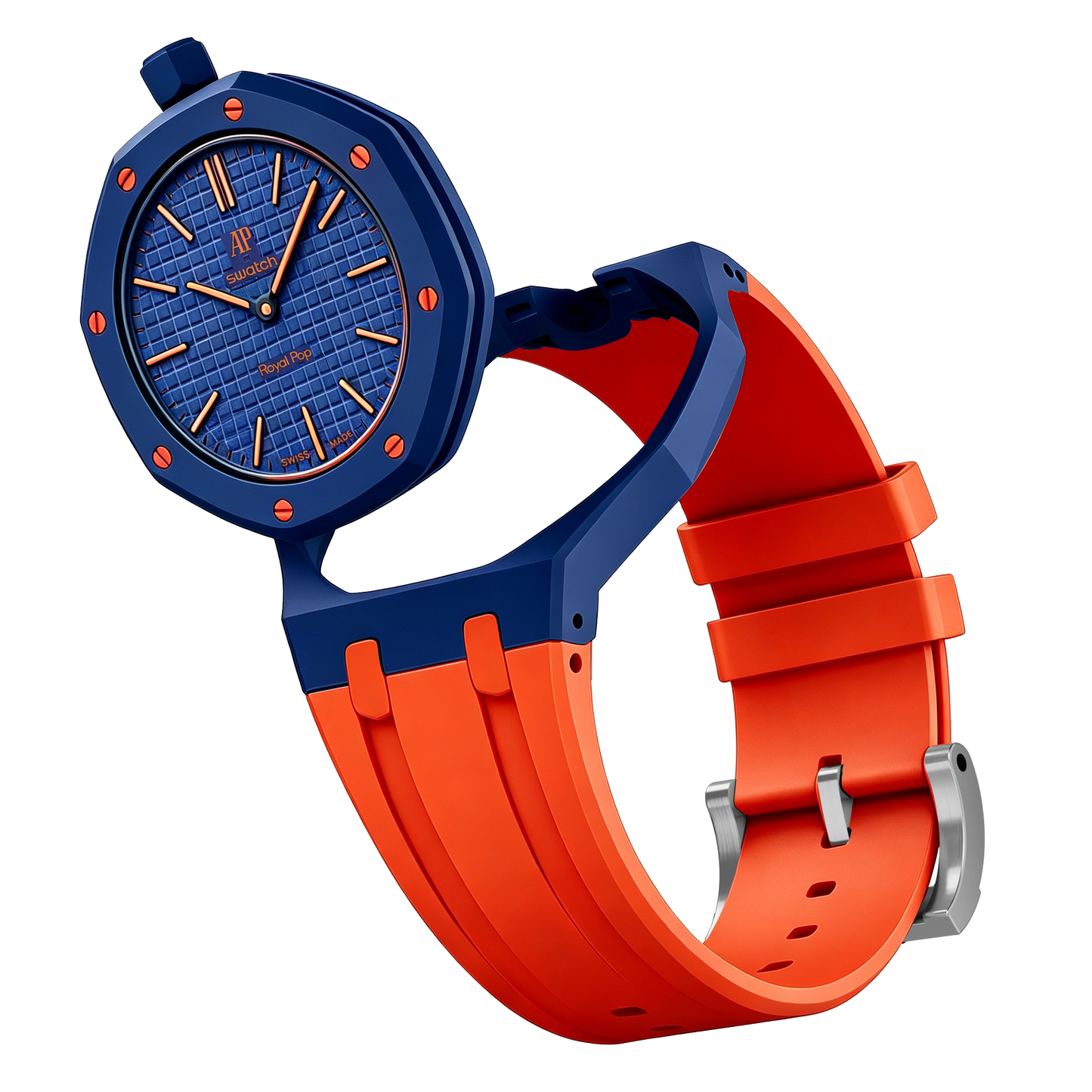[LunaMar]Royal Oak Pop Exclusive Bioceramic Case & Silicone Strap Mix Color