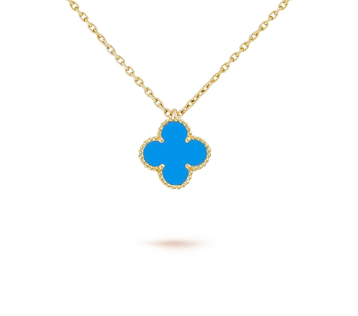 [LunaMar]9.5MM MINI CLOVER PENDANT NECKLACE COLLECTION