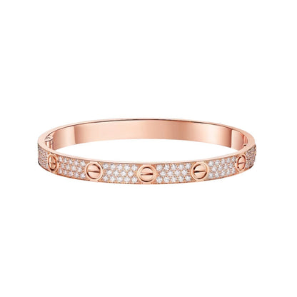 [LunaMar]CLASSIC 6.1MM LOVE BANGLE - FULL PAVÉ