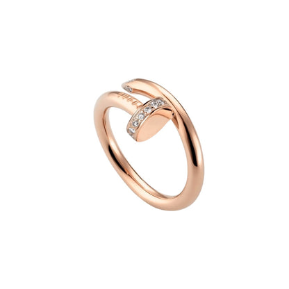 [LunaMar]CLOU 2.6MM DIAMOND RING