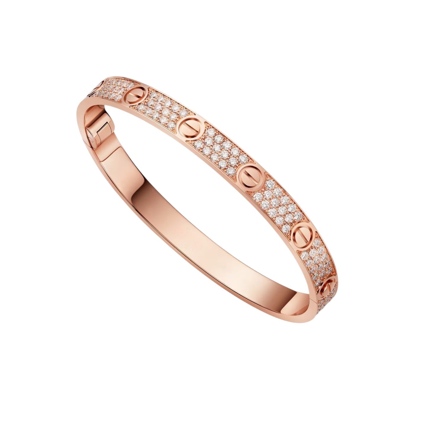 [LunaMar]CLASSIC 6.1MM LOVE BANGLE - FULL PAVÉ