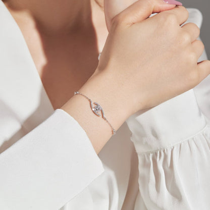 [LunaMar]LUCKY EYE PAVÉ-SET DIAMOND BRACELET