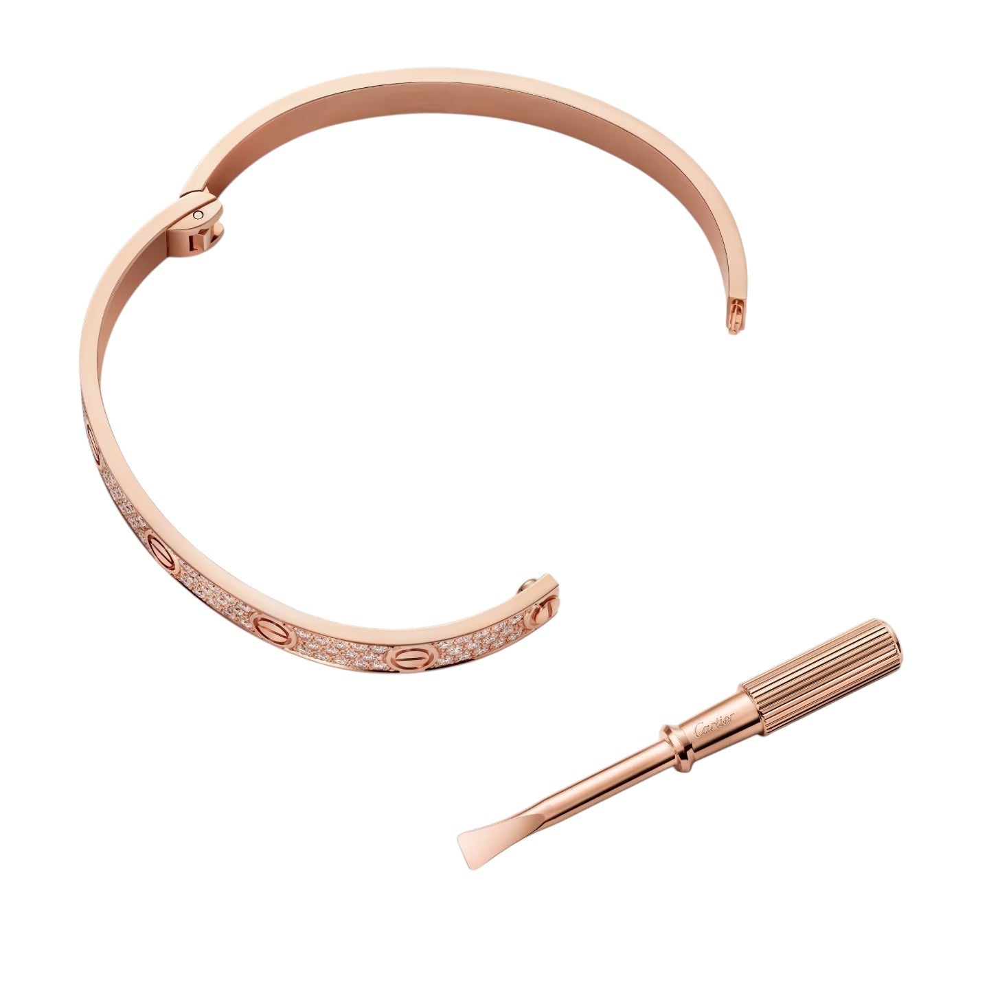 [LunaMar]CLASSIC 6.1MM LOVE BANGLE - FULL PAVÉ