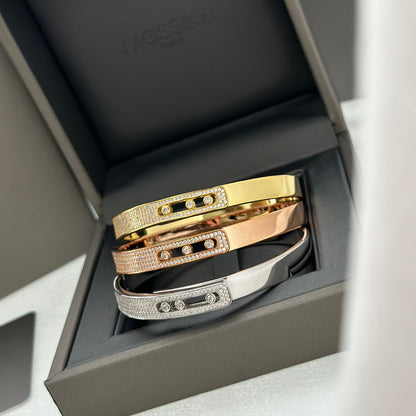 [LunaMar]MOVE NOA PAVÉ DIAMOND BANGLE BRACELET