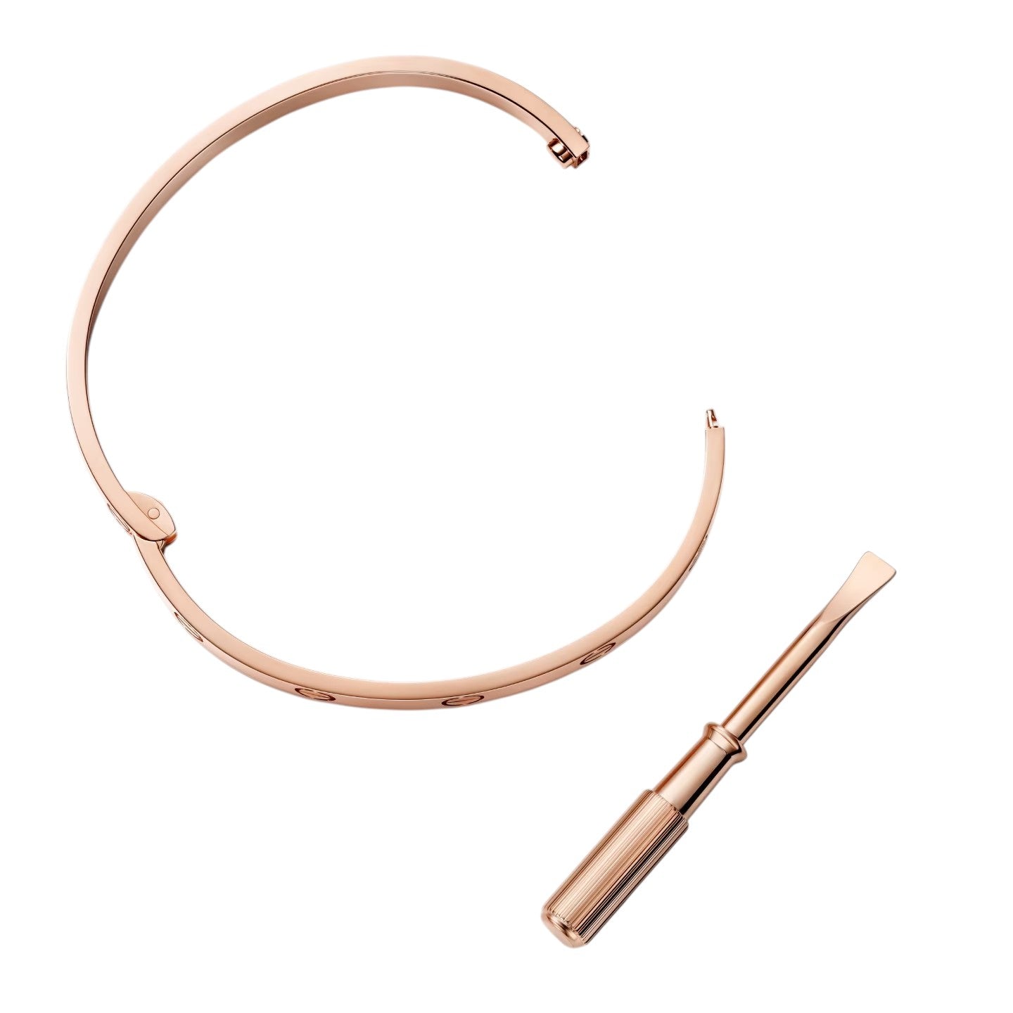 [LunaMar]CLASSIC 6.1MM LOVE SINGLE-SCREW CLOSURE BANGLE