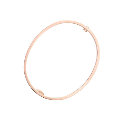 [LunaMar]CLASSIC 6.1MM LOVE SINGLE-SCREW CLOSURE BANGLE - 10-DIAMOND