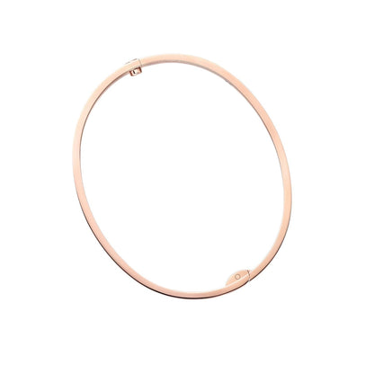 [LunaMar]CLASSIC 6.1MM LOVE SINGLE-SCREW CLOSURE BANGLE - 4-DIAMOND