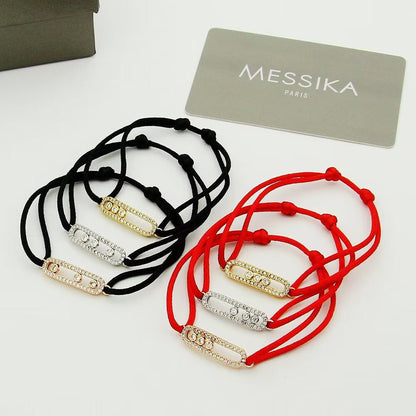 [LunaMar]CARE(S) PAVÉ CORD BRACELET