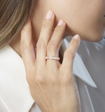 [LunaMar]ALLIANCE LIENS VIDENCE PAVED DIAMOND 4MM RING