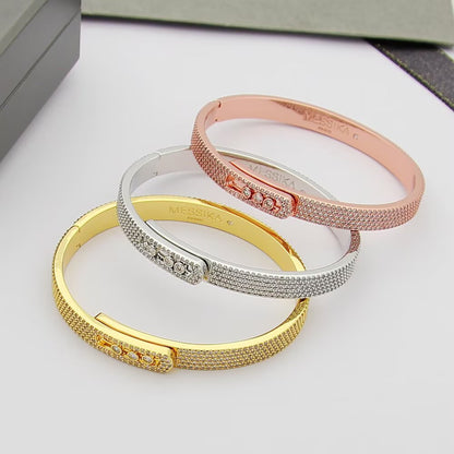 [LunaMar]MOVE NOA FULL-PAVÉ DIAMOND BANGLE BRACELET