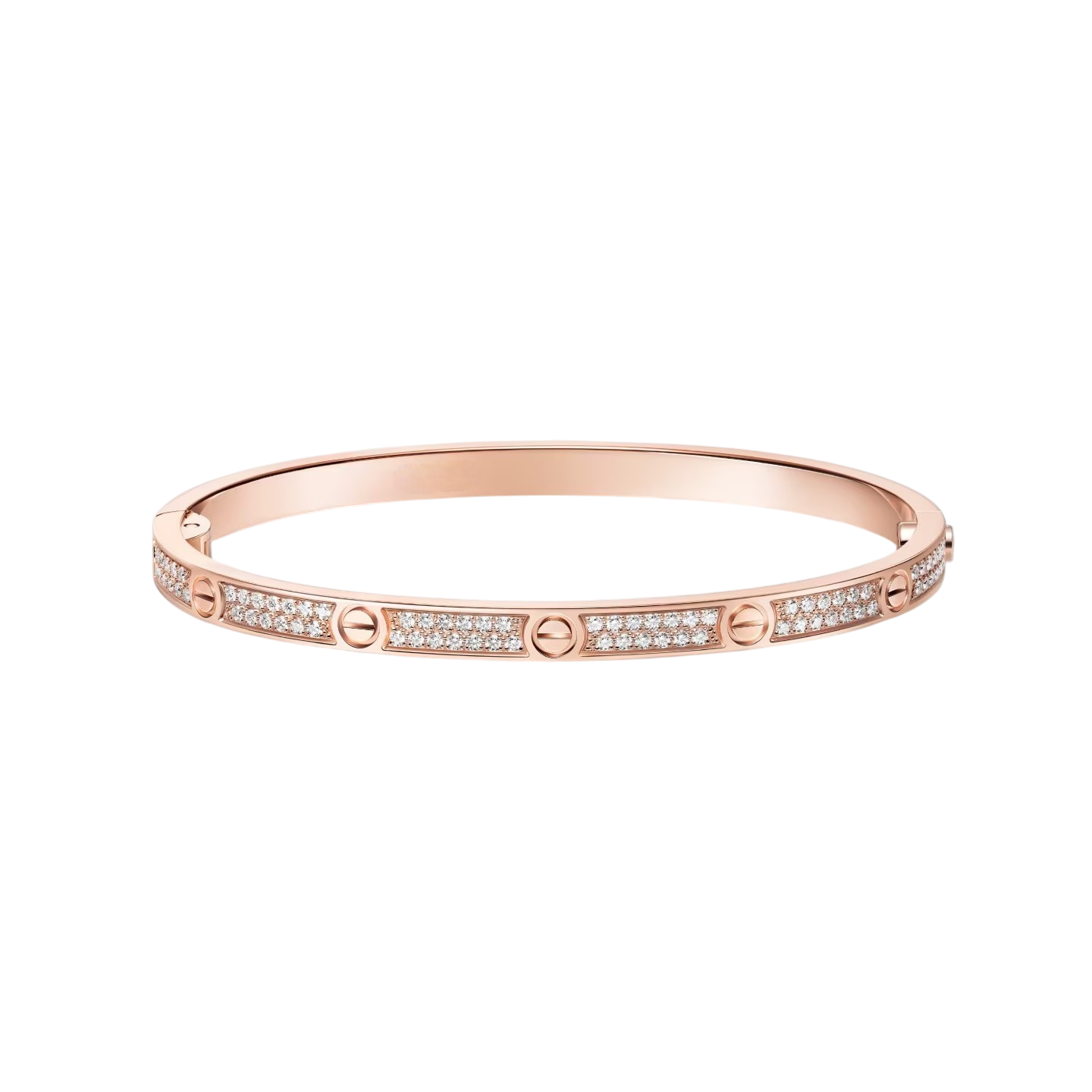 [LunaMar]CLASSIC 3.65MM LOVE FULL PAVE BANGLE