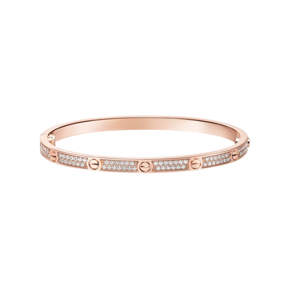 [LunaMar]CLASSIC 3.65MM LOVE FULL PAVE BANGLE