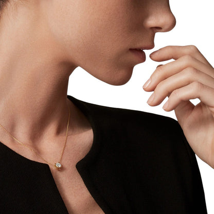 [LunaMar]C DE PENDANT DIAMOND NECKLACE