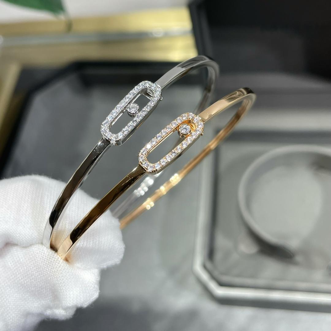 [LunaMar]MOVE UNO PAVÉ FLEX BANGLE (MEDIUM)