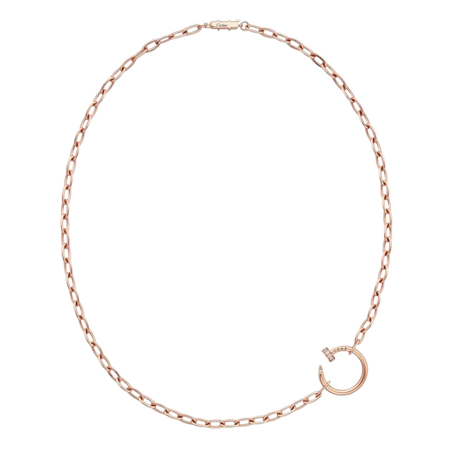 [LunaMar]CLOU DIAMOND NAIL PENDANT NECKLACE