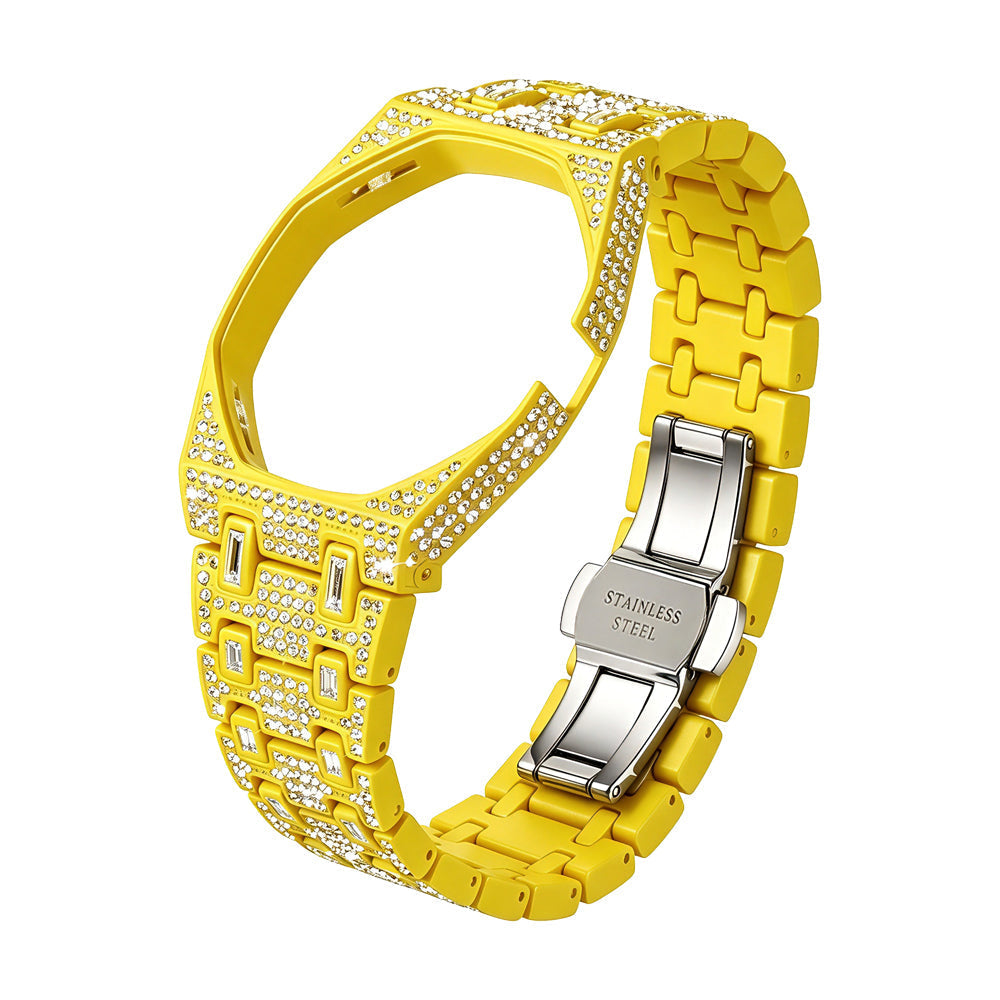 [LunaMar]Royal Oak Pop Exclusive Bioceramic Case & Bioceramic Strap Full Diamond