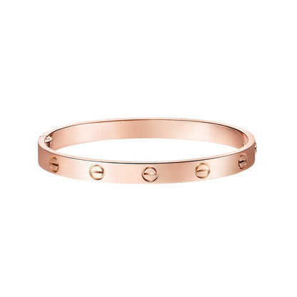 [LunaMar]CLASSIC 6.1MM LOVE SINGLE-SCREW CLOSURE BANGLE
