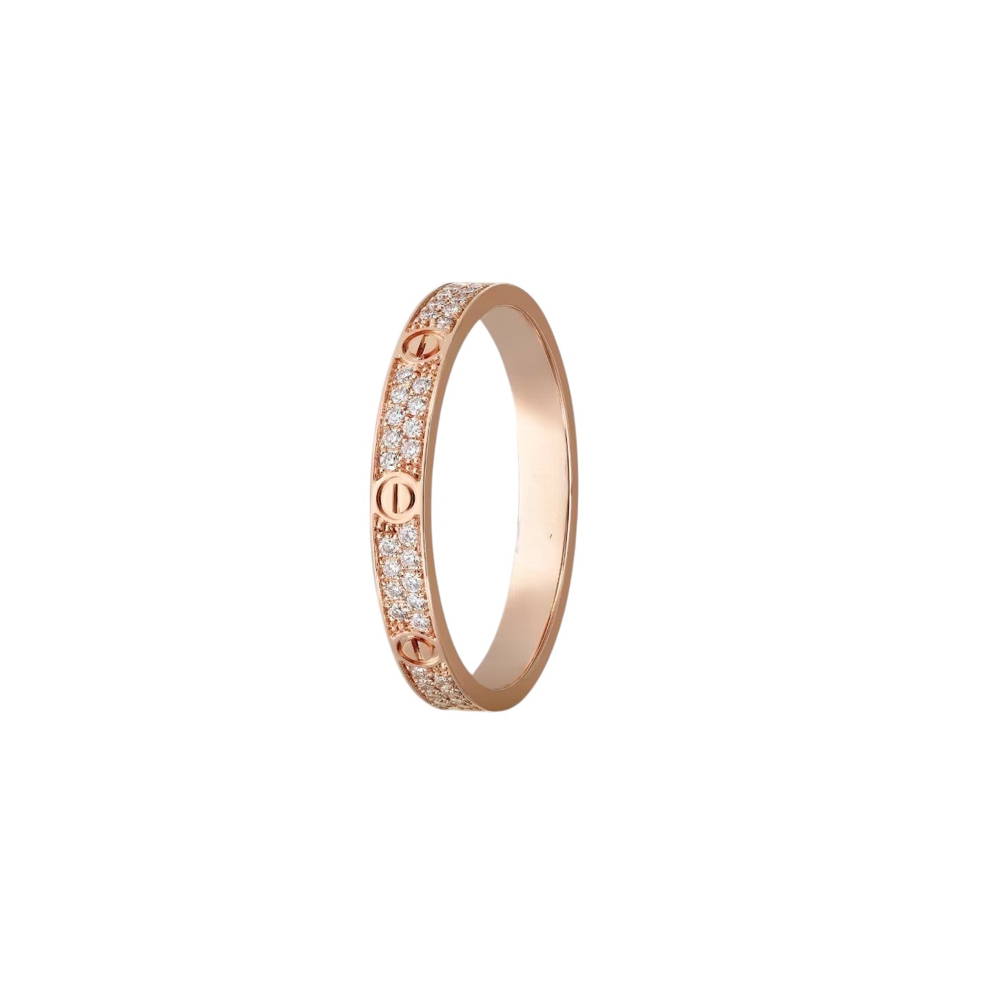[LunaMar]LOVE 2.6MM PAVÉ DIAMOND RING