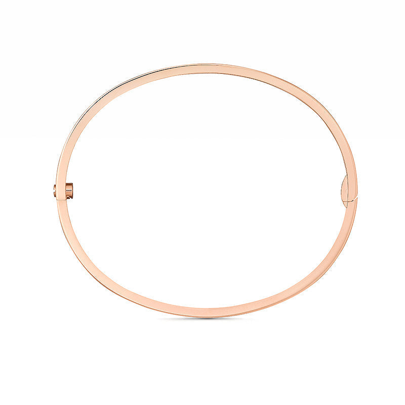 [LunaMar]LOVE 3.65MM SMALL MODEL BANGLE - 10-DIAMOND