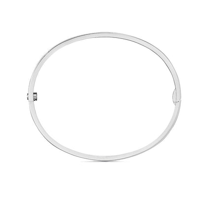 [LunaMar]LOVE 3.65MM SMALL MODEL BANGLE - 6-DIAMOND