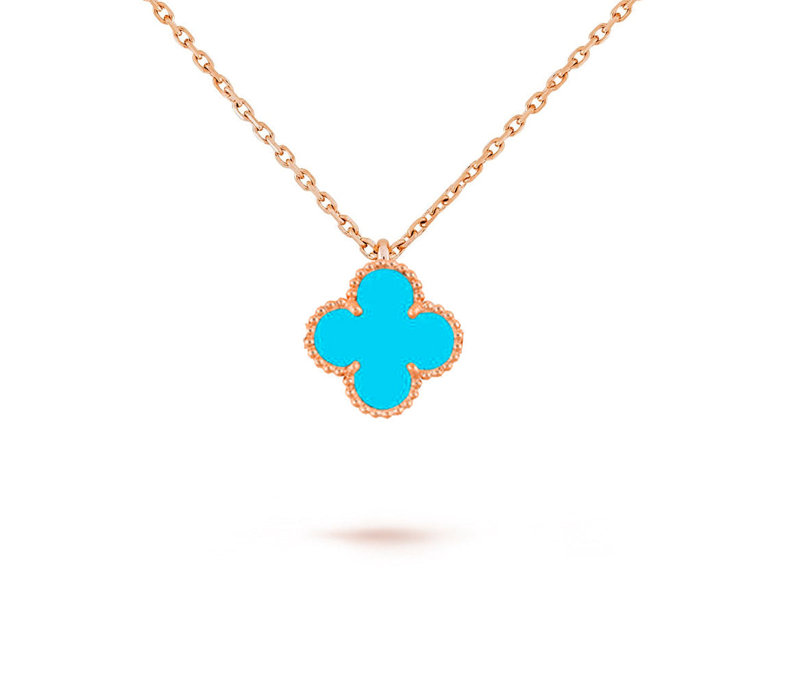 [LunaMar]9.5MM MINI CLOVER PENDANT NECKLACE COLLECTION