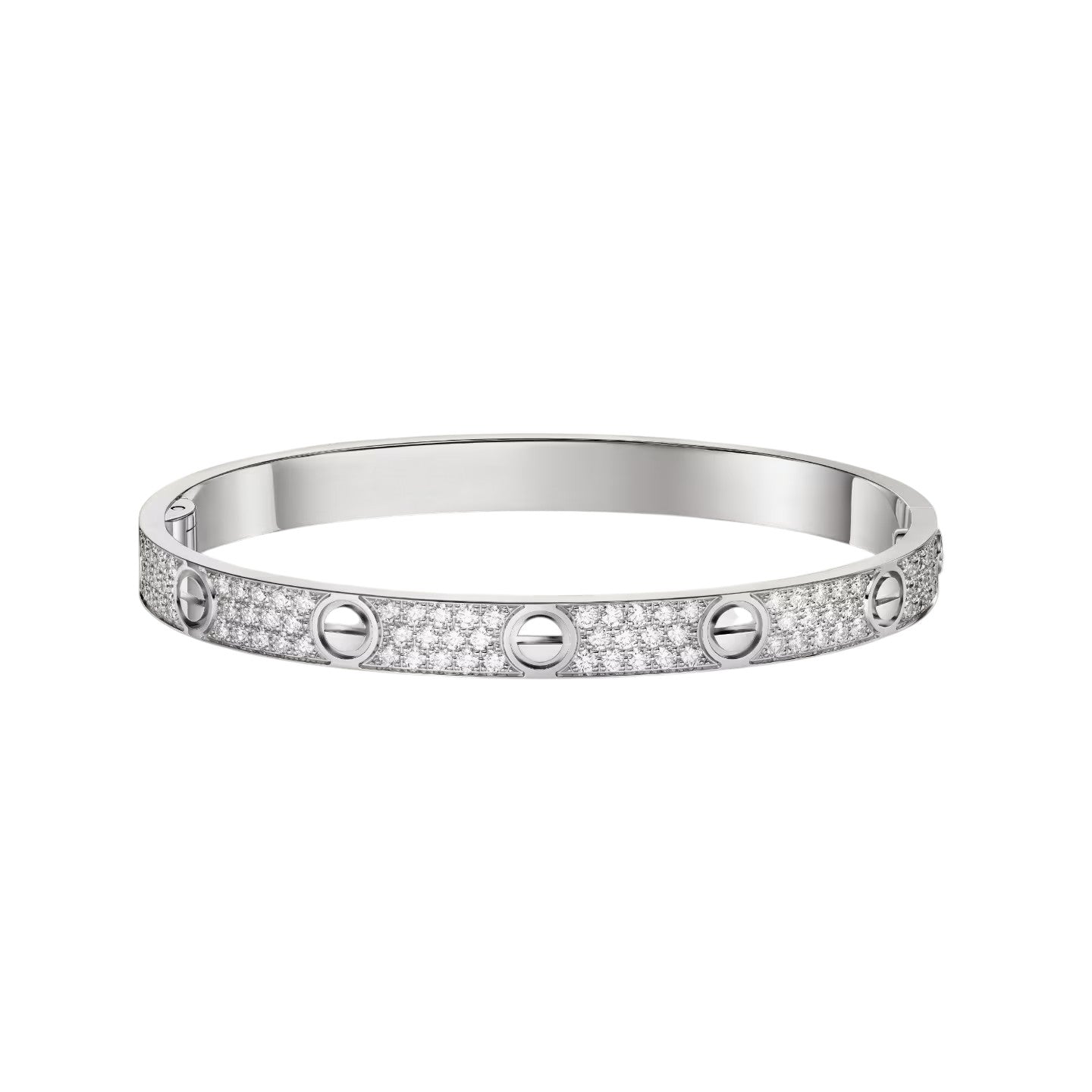 [LunaMar]CLASSIC 6.1MM LOVE BANGLE - FULL PAVÉ