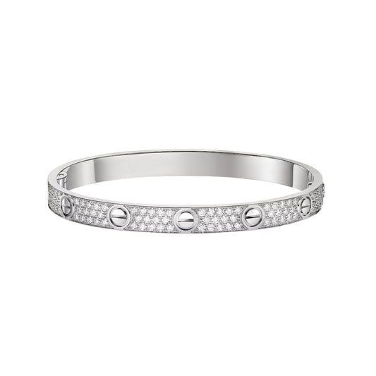 [LunaMar]CLASSIC 6.1MM LOVE BANGLE - FULL PAVÉ