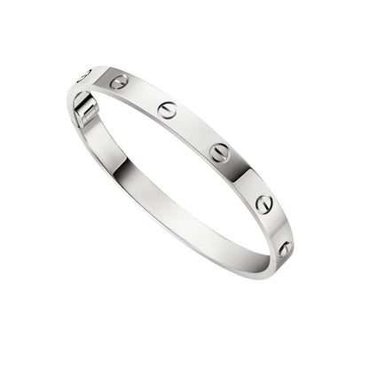 [LunaMar]CLASSIC 6.1MM LOVE SINGLE-SCREW CLOSURE BANGLE