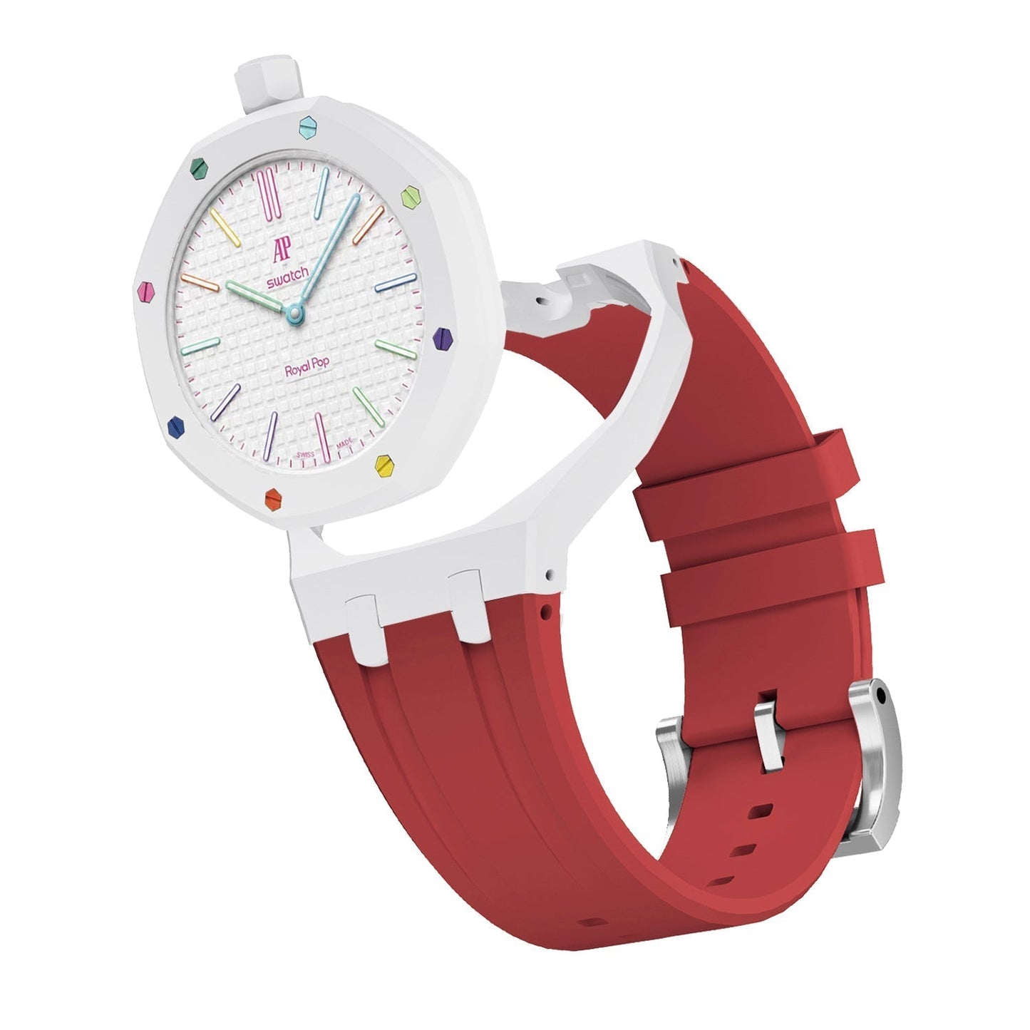[LunaMar]Royal Oak Pop Exclusive Bioceramic Case & Silicone Strap Mix Color