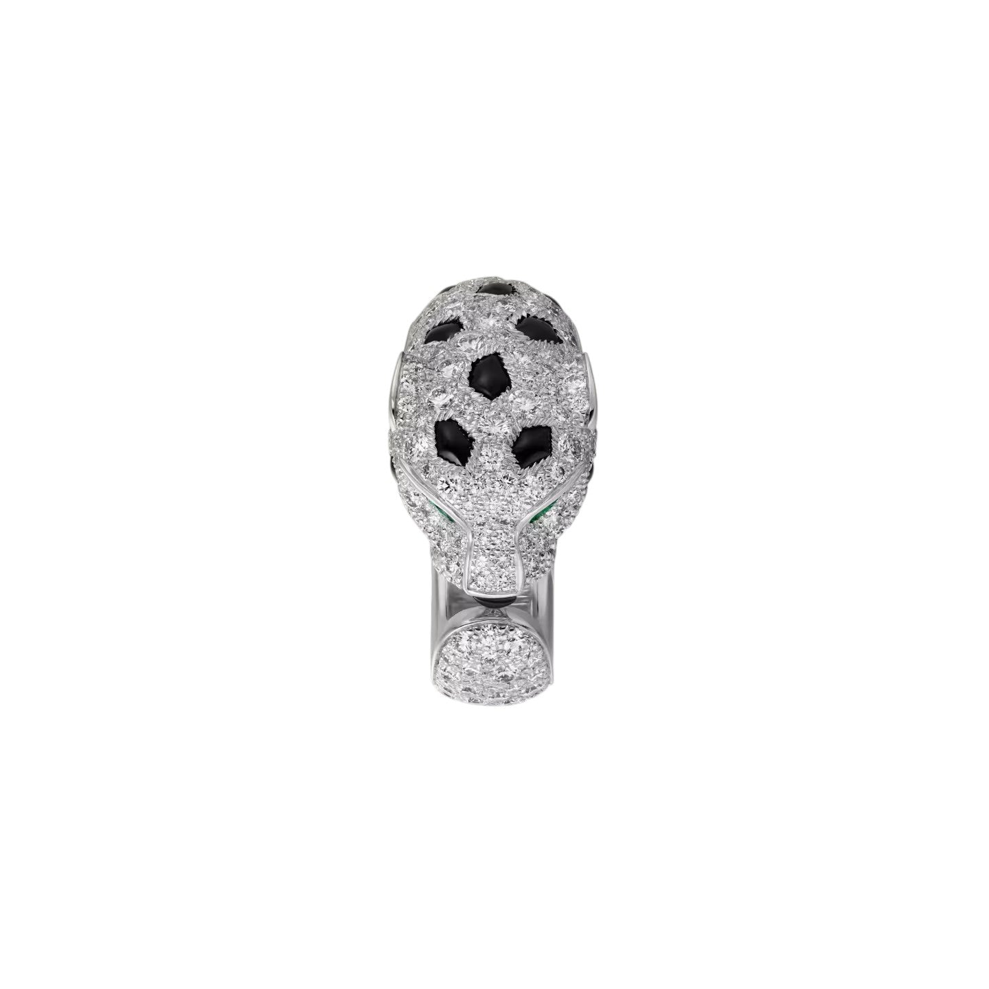 [LunaMar]PANTHÈRE DE DIAMOND HALF-PAVÉ MEDIUM RING