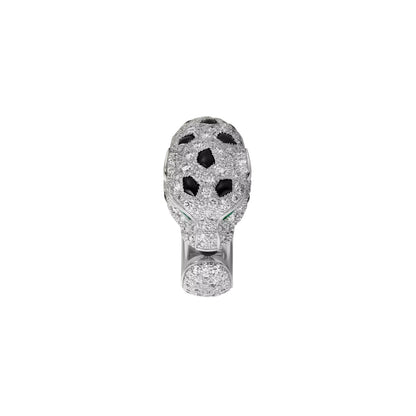 [LunaMar]PANTHÈRE DE DIAMOND HALF-PAVÉ MEDIUM RING