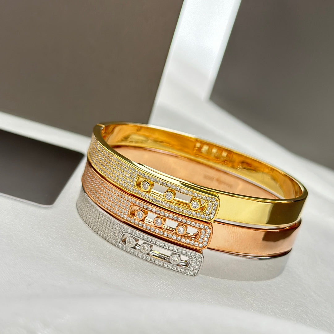 [LunaMar]MOVE NOA PAVÉ DIAMOND BANGLE BRACELET