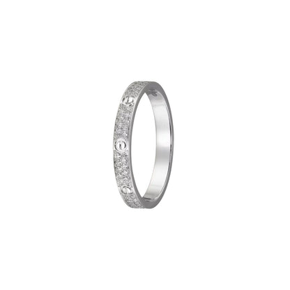 [LunaMar]LOVE 2.6MM PAVÉ DIAMOND RING