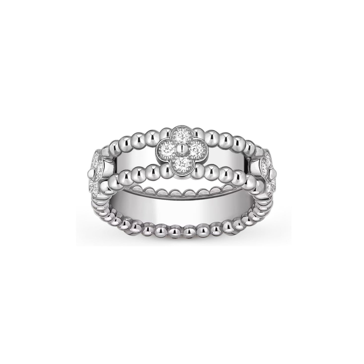 [LunaMar]SLIM KALEIDOSCOPE RADIANCE RING