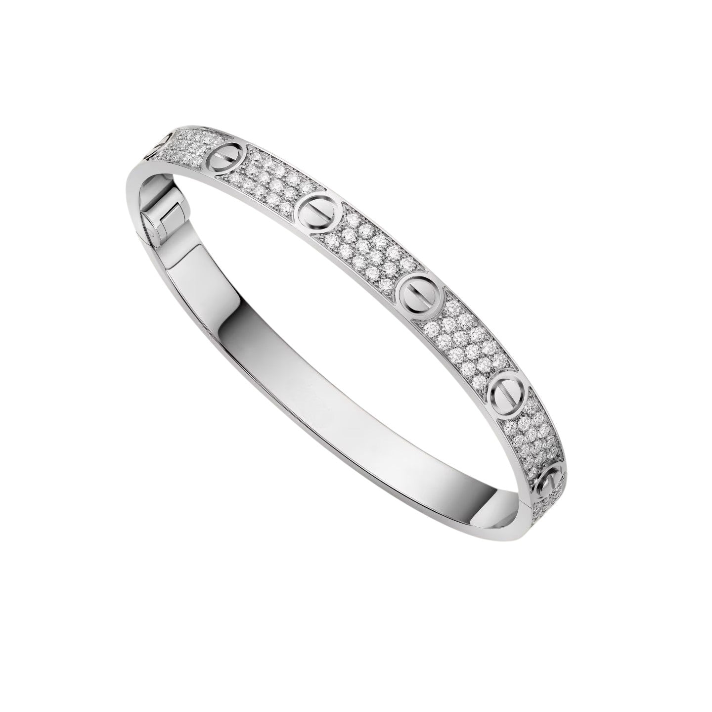 [LunaMar]CLASSIC 6.1MM LOVE BANGLE - FULL PAVÉ