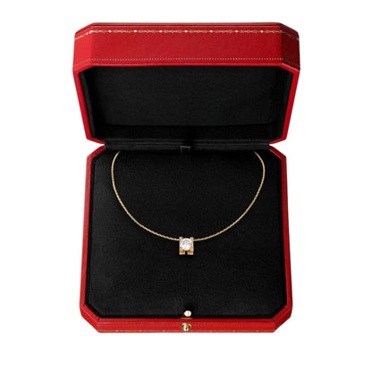 [LunaMar]C DE PENDANT DIAMOND NECKLACE