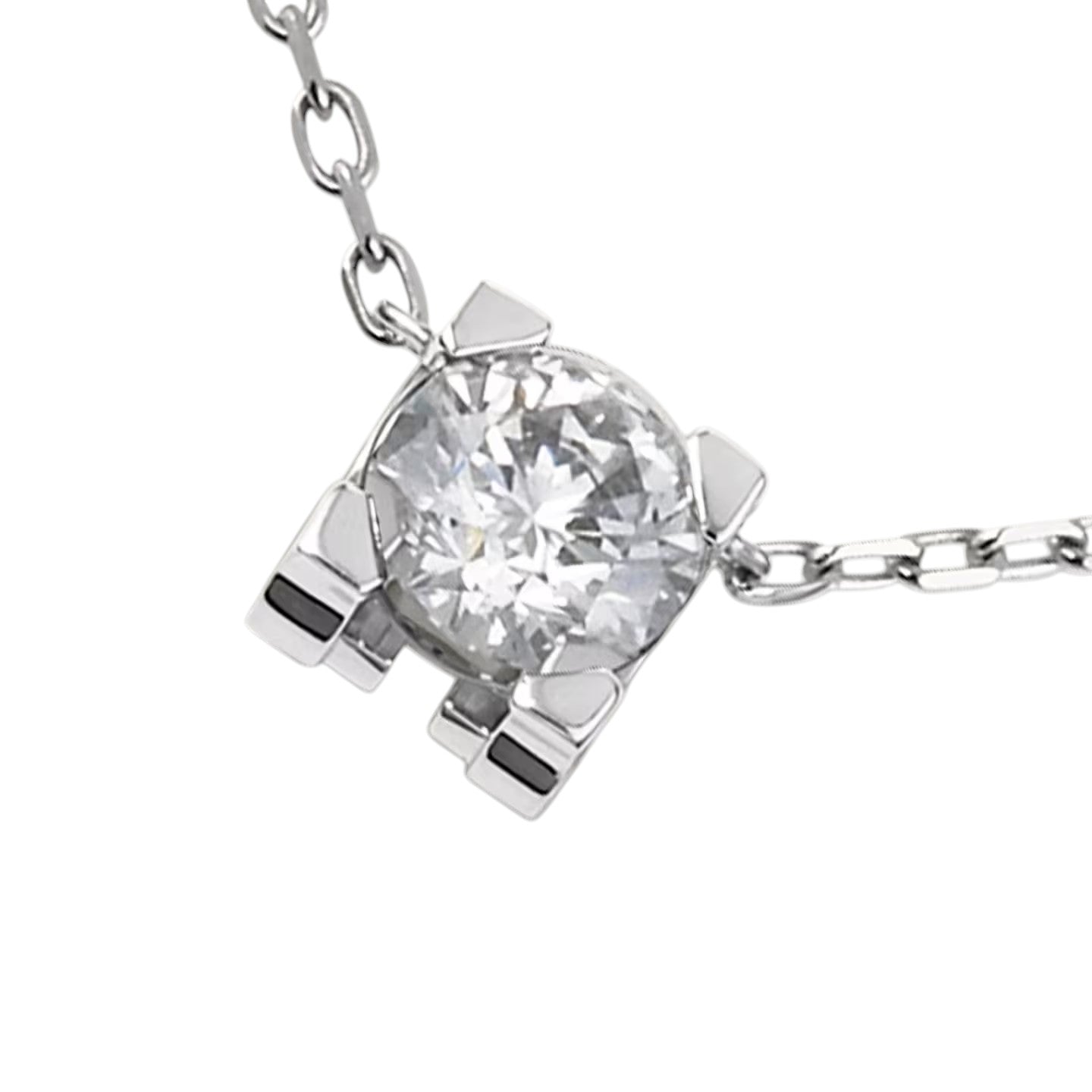 [LunaMar]C DE PENDANT DIAMOND NECKLACE