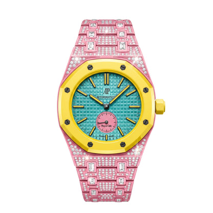[LunaMar]Royal Oak Pop Exclusive Bioceramic Case & Bioceramic Strap Full Diamond
